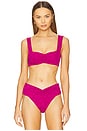 view 1 of 4 Eco Marlee Bikini Top in Berry
