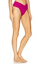 view 2 of 4 Eco Bardot Bikini Bottom in Berry