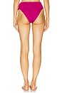 view 3 of 4 Eco Bardot Bikini Bottom in Berry