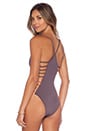 view 1 of 4 Wild Side One Piece Swimsuit in Pebble