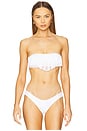 view 1 of 4 Dixie Bikini Top in White