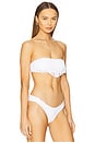 view 2 of 4 Dixie Bikini Top in White