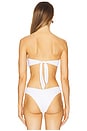view 3 of 4 Dixie Bikini Top in White