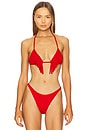 view 1 of 4 Sienna Bikini Top in Flame