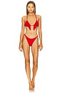 view 4 of 4 Sienna Bikini Top in Flame