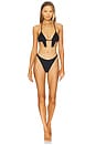 view 4 of 4 Sienna Bikini Top in Black