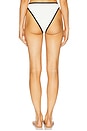 view 3 of 4 Nora Bitsy Bikini Bottom in Cream & Black