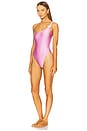view 2 of 3 Luminescent One Piece Swimsuit in Mauve