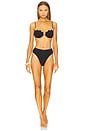 view 4 of 4 x REVOLVE Frenchi High Waist Bikini Bottom in Black