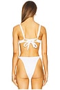 view 3 of 4 Mako Bikini Top in White