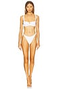 view 4 of 4 Mako Bikini Top in White