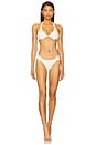 view 4 of 5 Eco Ocean Rib Dolce Bikini Bottom in Cream
