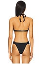 view 3 of 4 Eco Ocean Rib Isa Bikini Top in Black