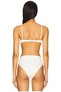 view 3 of 5 Eco Ocean Rib Peyton Bikini Top in Cream