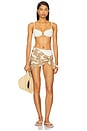 view 4 of 5 Eco Ocean Rib Peyton Bikini Top in Cream