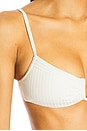 view 5 of 5 Eco Ocean Rib Peyton Bikini Top in Cream