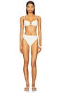view 4 of 5 Eco Ocean Rib Savannah Bikini Bottom in Cream