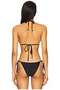 view 3 of 4 Sofia Bikini Top in Black & Cream