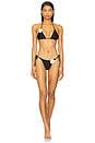 view 4 of 4 Sofia Bikini Top in Black & Cream