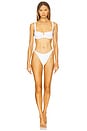 view 4 of 4 Leilani Bikini Bottom in White