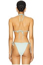 view 3 of 5 Kokomo Bikini Top in Light Aqua & Tourmaline