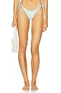 view 1 of 4 Levy Bikini Bottom in Light Aqua & Tourmaline