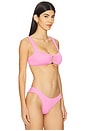 view 2 of 4 Willow Bikini Top in Hottest Pink