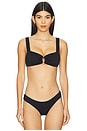 view 1 of 4 Willow Bikini Top in Black