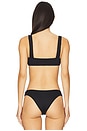 view 3 of 4 Willow Bikini Top in Black