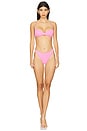 view 4 of 4 Leilani Bikini Bottom in Hottest Pink