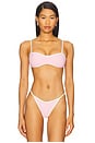 view 1 of 4 Selena Bikini Top in Pink Sugar & Cream