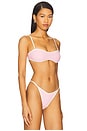 view 2 of 4 Selena Bikini Top in Pink Sugar & Cream