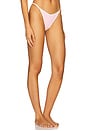 view 2 of 4 Pixie Bikini Bottom in Pink Sugar & Cream