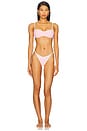 view 4 of 4 Pixie Bikini Bottom in Pink Sugar & Cream