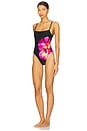 view 2 of 4 Holly One Piece Swimsuit in After Midnight Hibiscus