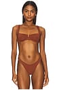 view 1 of 4 Mako Bikini Top in Tobacco