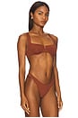 view 2 of 4 Mako Bikini Top in Tobacco