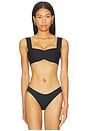 view 1 of 4 Eco Marlee Bikini Top in Black