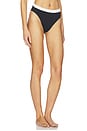 view 2 of 4 BAS DE MAILLOT DE BAIN FRENCHI in Black & Cream