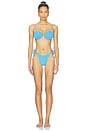 view 4 of 4 HAUT DE MAILLOT DE BAIN SUNRIS in Cornflower