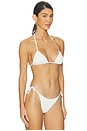 view 2 of 5 HAUT DE MAILLOT DE BAIN LOTUS in White