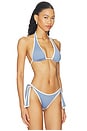 view 2 of 4 TOP BIKINI MAC in Chambray & Cream
