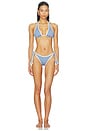 view 4 of 4 TOP BIKINI MAC in Chambray & Cream