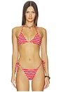 view 1 of 5 HAUT DE MAILLOT DE BAIN TRIANGLE SALTY BLONDE in Tutti Frutti