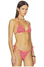view 2 of 5 HAUT DE MAILLOT DE BAIN TRIANGLE SALTY BLONDE in Tutti Frutti