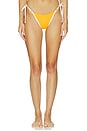 view 1 of 5 X Salty Blonde Banning Bikini Bottom in Citron & Cream