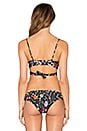 view 3 of 4 CHLOE LIBERTY LOVE WRAP 비키니 탑 in Black