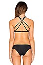 view 4 of 4 TOP BIKINI HALTER HAUTE in Black