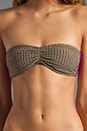 view 3 of 3 Mad Mesh Kelsey Bandeau Top in Berry