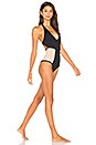 view 2 of 3 Fireside One Piece in Black & Skin